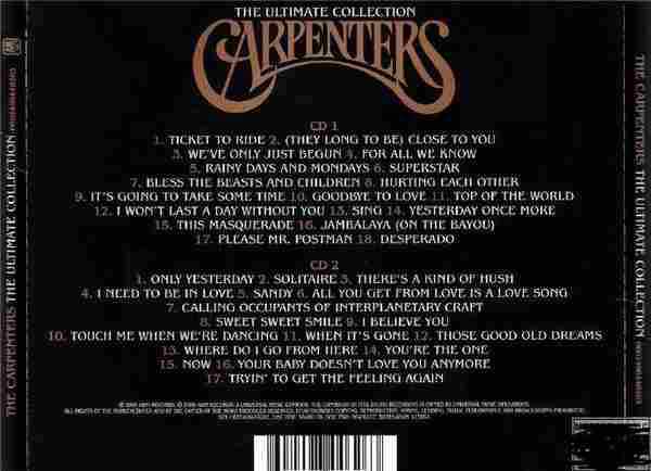 Carpenters-TheUltimateCollectionCarpenters2CD【WAV+CUE】