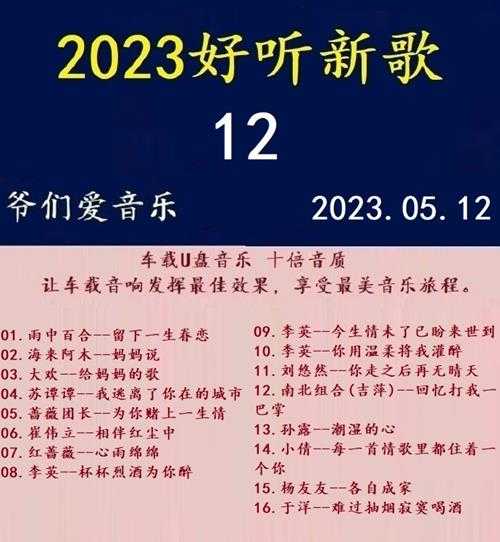 群星《2023好听新歌12》十倍音质WAV分轨