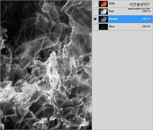 photoshop 利用滤镜及素材打造超酷的火焰字