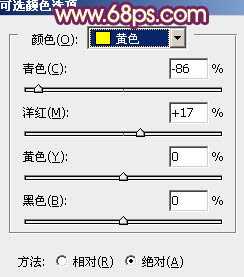 Photoshop将草地人物图片调制出秋季漂亮的橙色效果