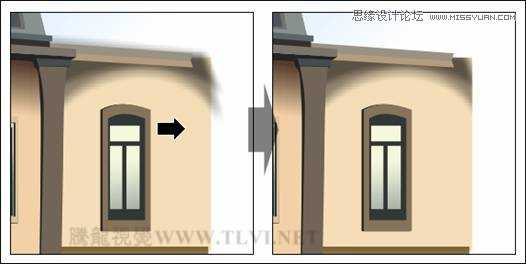 CorelDRAW绘制欧洲古典建筑风格的街道场景画面