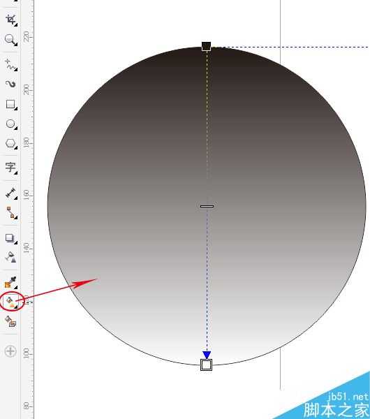 CorelDRAW X7如何使用交互式填充工具?