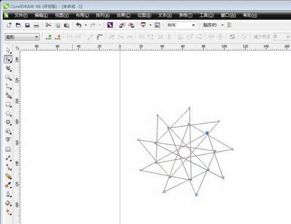 cdr怎么使用星形工具绘制漂亮的图形?