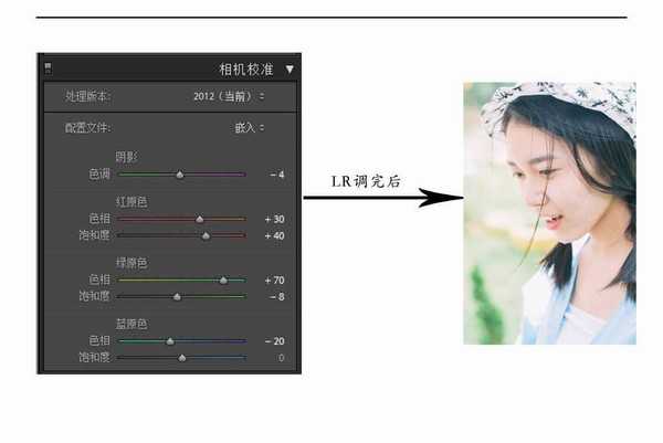 Photoshop结合LR调出夏季日系小清新外景美女人像