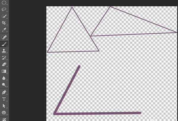 ps怎么画三角形? ps画三角形的教程