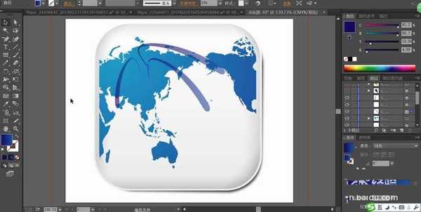 ai怎么绘制地图图标? ai画地图矢量图标的教程