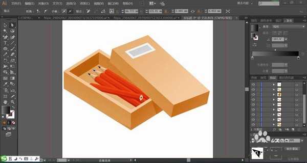 ai怎么设计铅笔盒插画? ai铅笔盒的画法